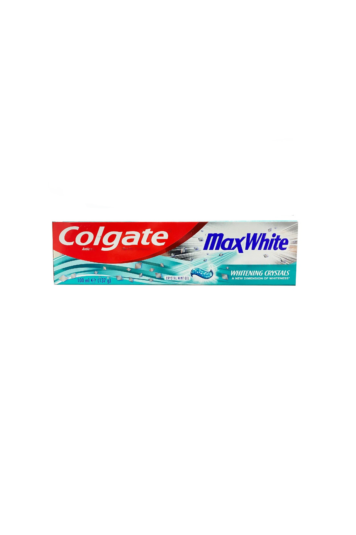 colgate tooth paste max white whitening crystals 100ml china