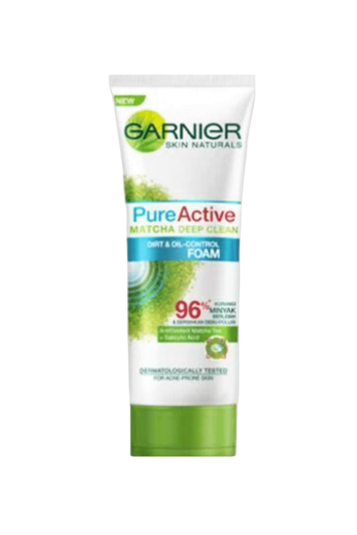 garnier face wash pure active matcha 100ml