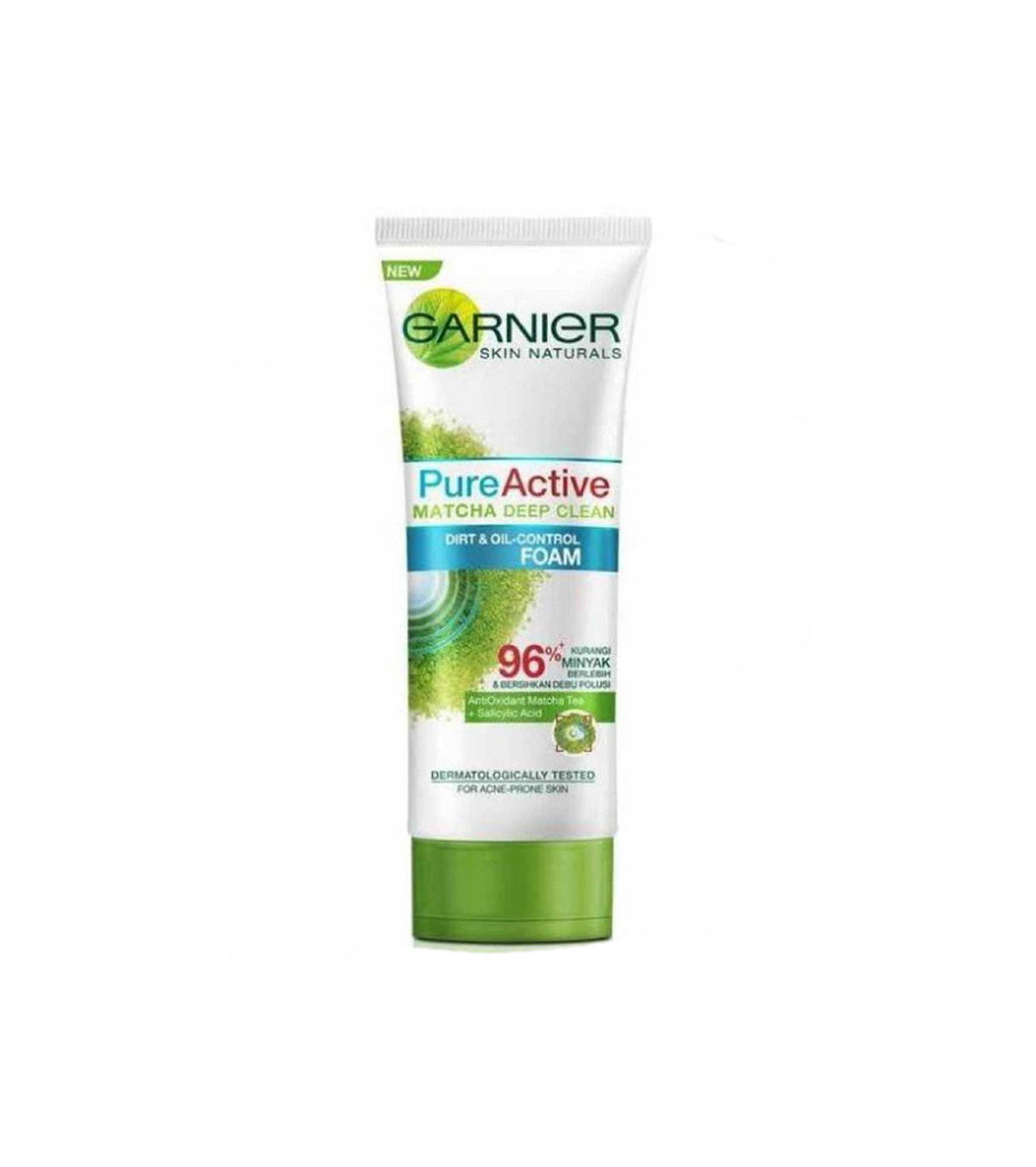 garnier face wash pure active matcha 100ml