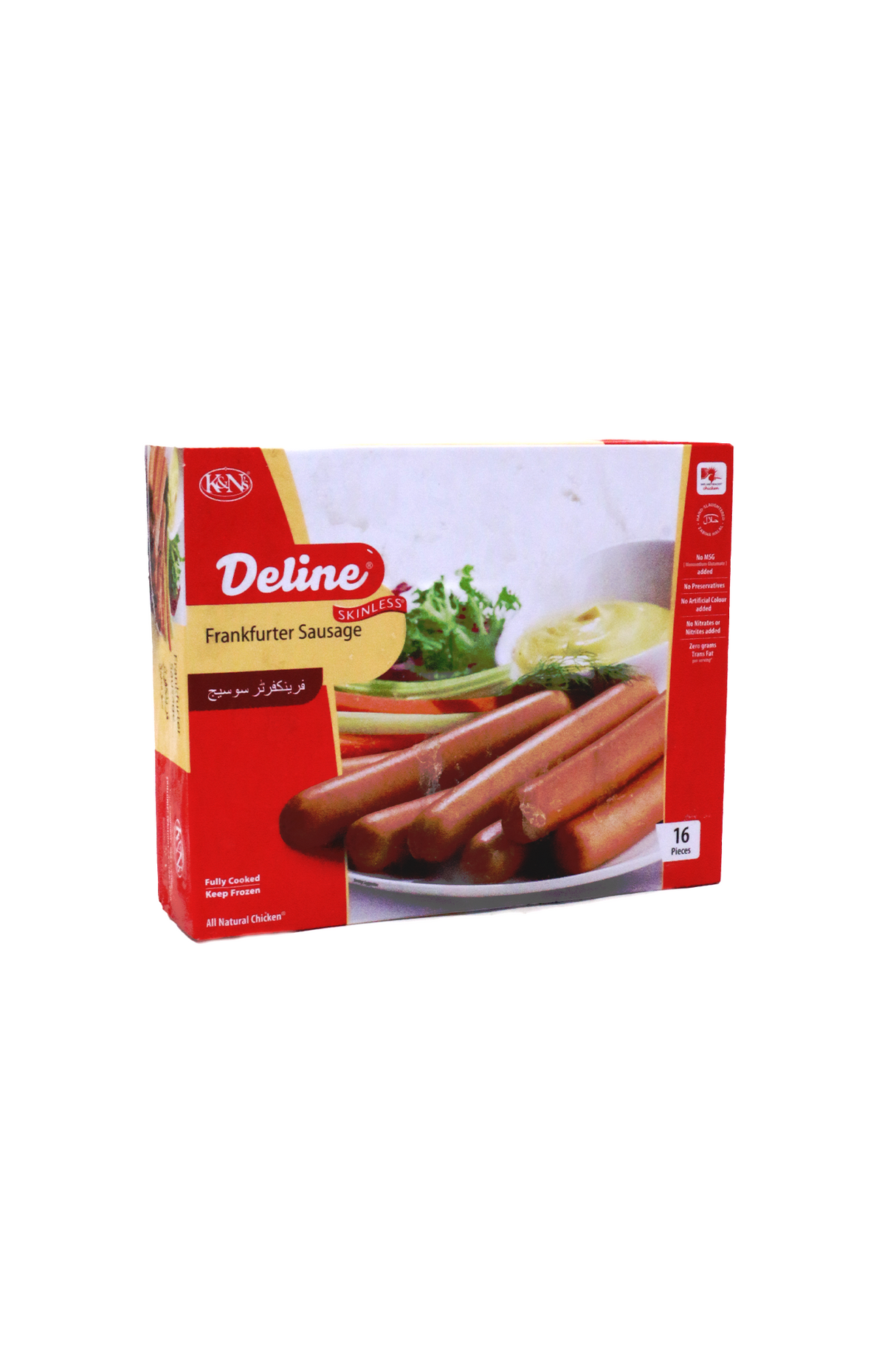 k&n frankfurter sausage 720g