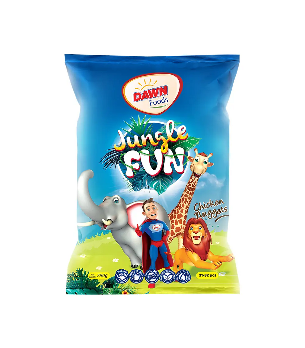dawn fun nuggets 790g