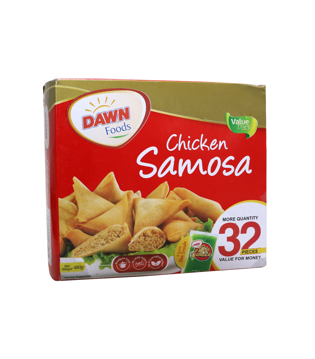 dawn chicken samosa 480g 32pc
