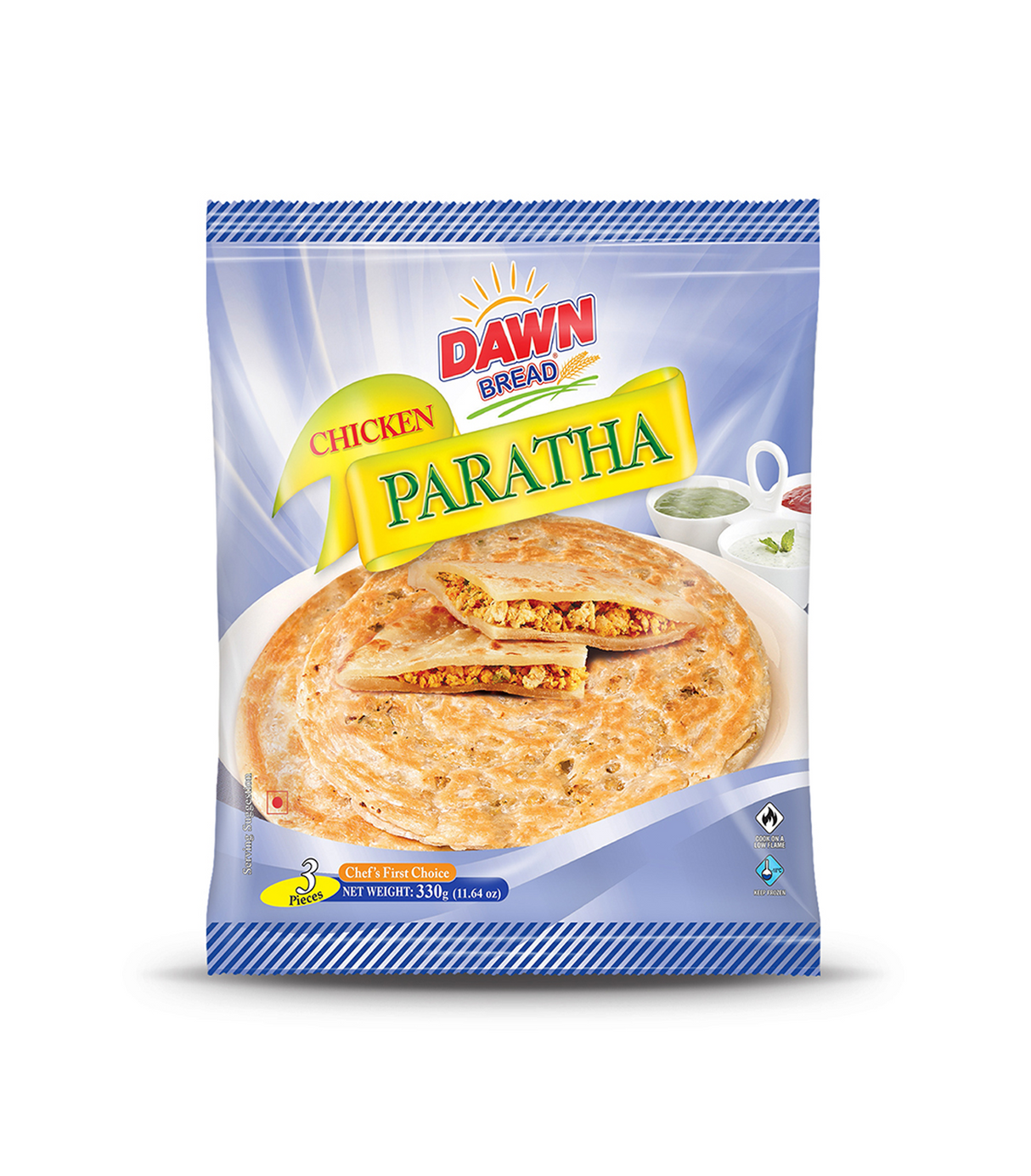 dawn chicken paratha 330g