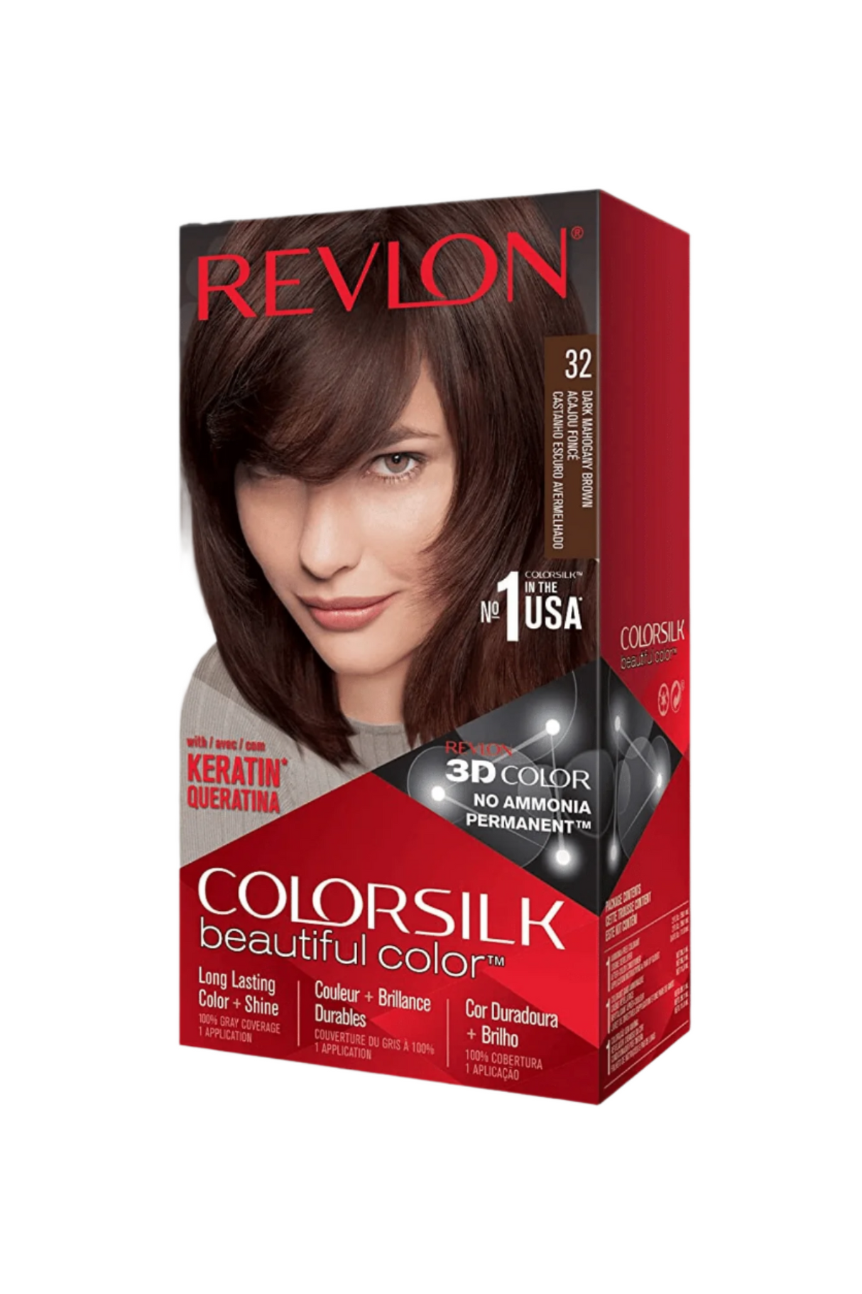 revlon hair color dark mahogni brown 32