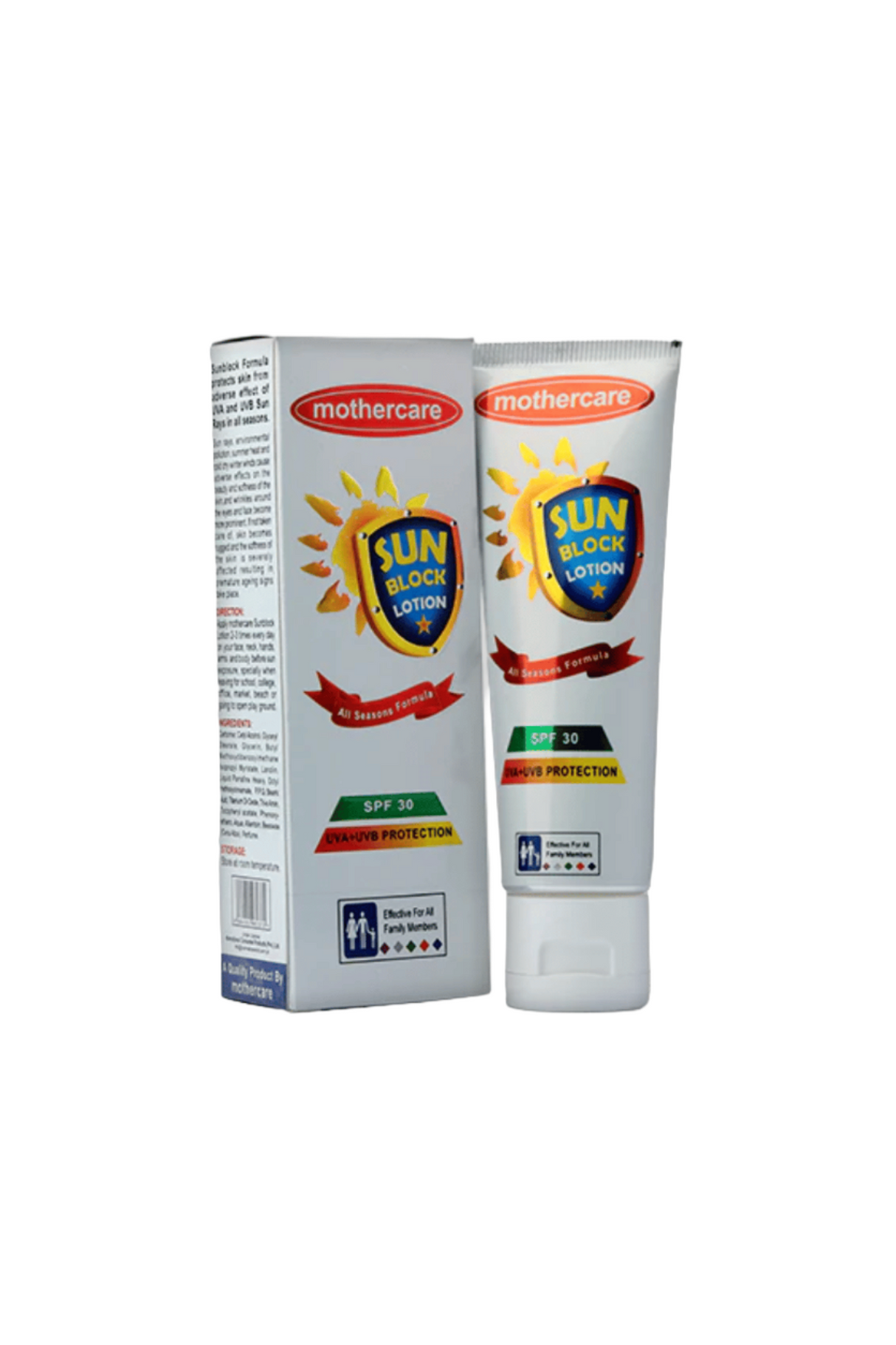 mothercare lotion sun block 75g