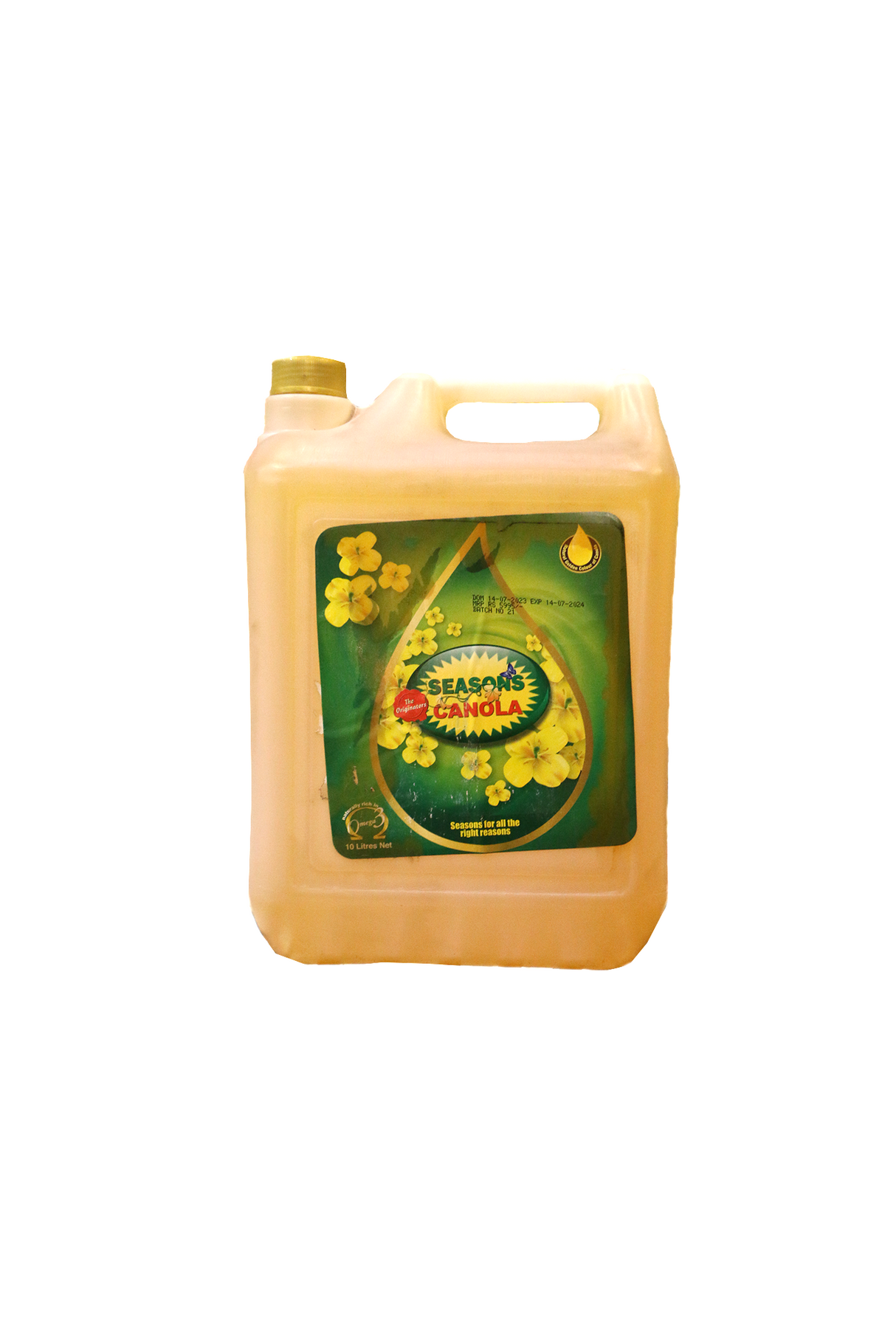 seasons canola oil 10l