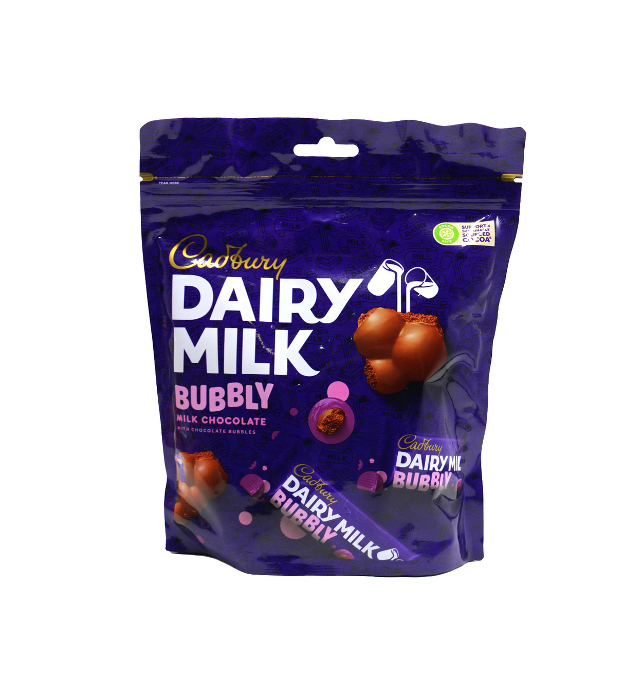 cadbury chocolate dairy milk bubbly 162g
