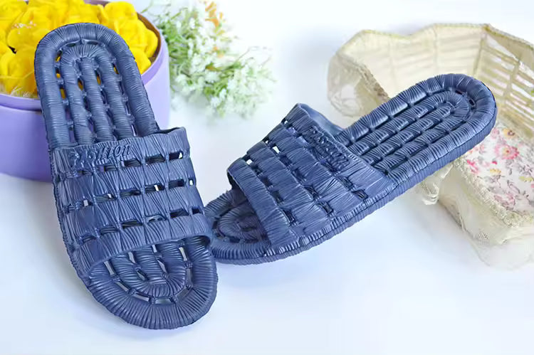 rubber bath slipper dark blue china