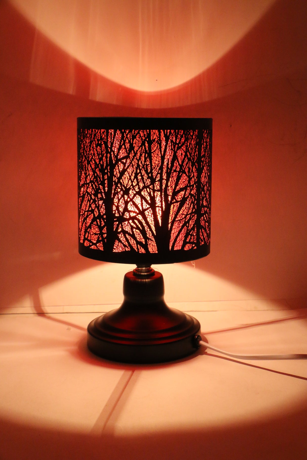 table lamp touch black 9"x5" china d011