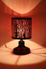 table lamp touch black 9"x5" china d011