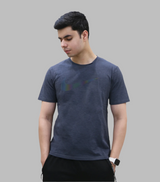 t shirt half sleeve dri fit nike dark grey 947