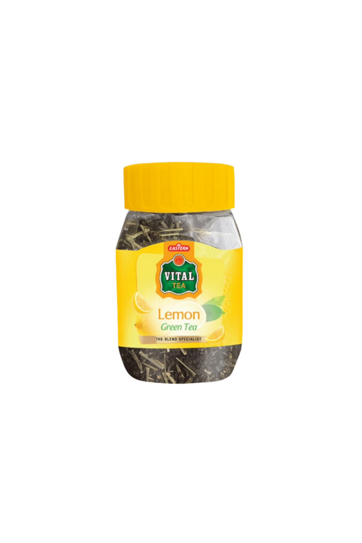 vital green tea lemon 100g jar
