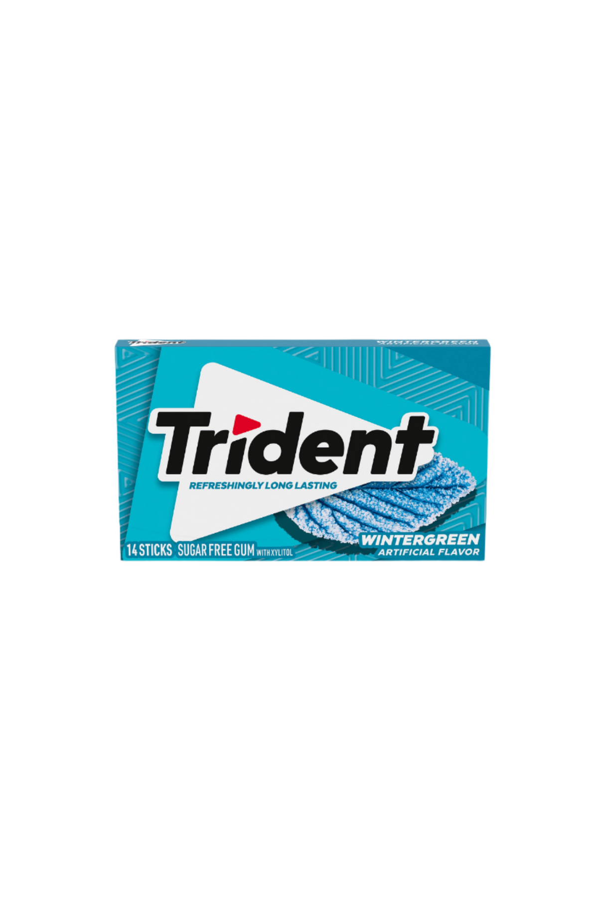trident gum winter green 14 sticks sugar free 26.6g