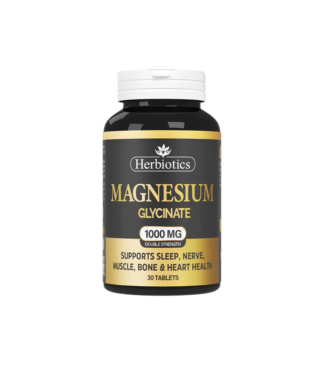 herbiotics tab magnesium glycinate 1000mg 30t 1s