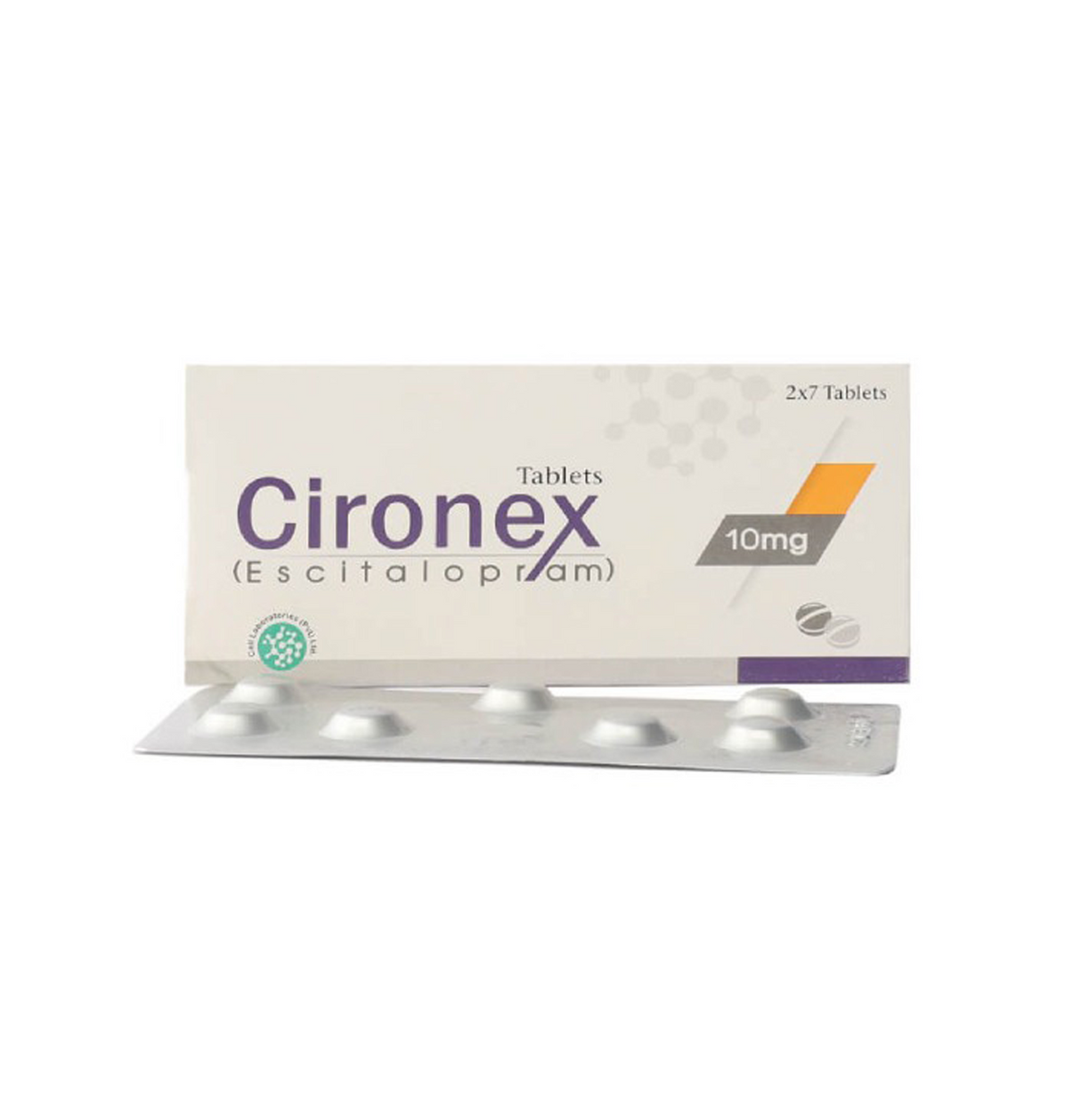 tab cironex 10mg 14s