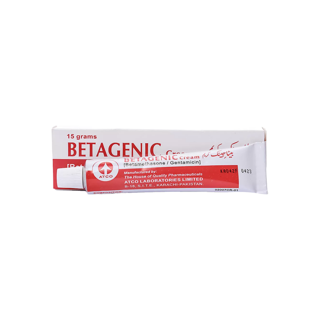 cream betagenic 15g