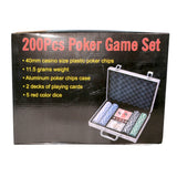 POKER SET 200PC BRIEF CASE CHINA