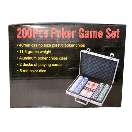 POKER SET 200PC BRIEF CASE CHINA