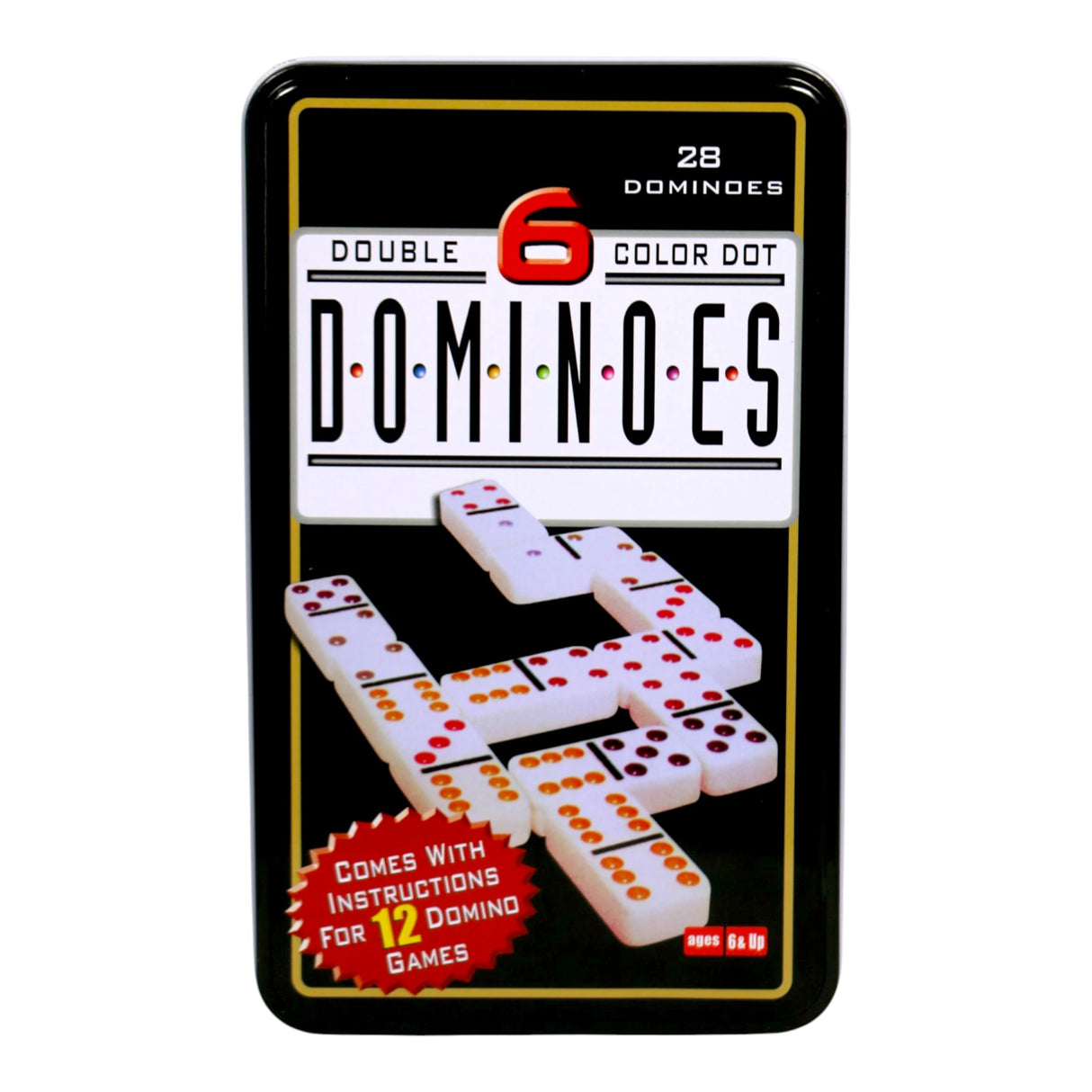 DOMINOES TIN PACK 28PC SMALL CHINA
