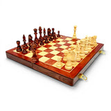 CHESS GAME WOOD 3IN1 ZC 2350 49.5CM CHINA