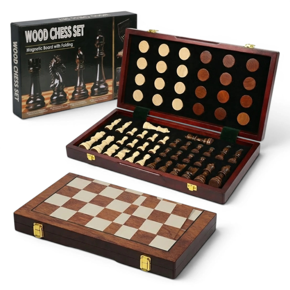 CHESS GAME ZOOCEN WOOD M4008 CHINA