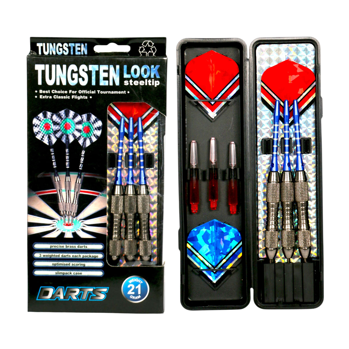 DART ARROW SET METAL 3PC 21G BL-3400 CHINA