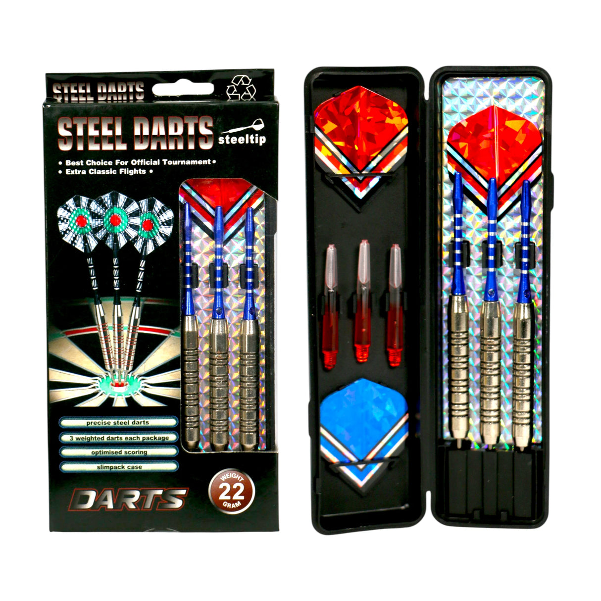 DART ARROW SET METAL 3PC 22G BL-3500 CHINA