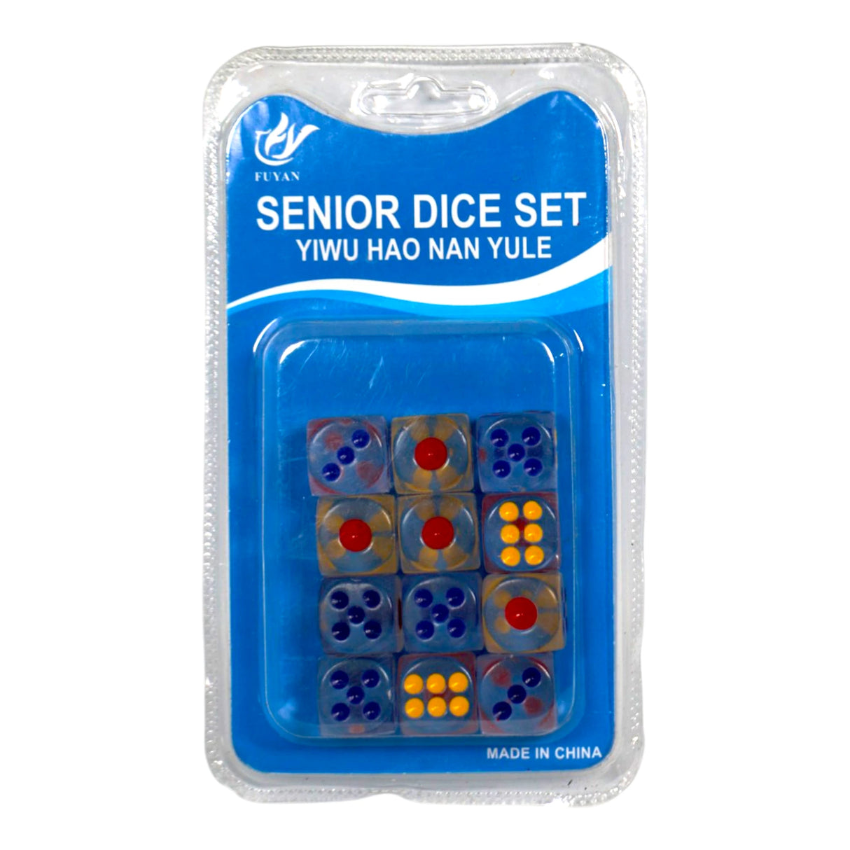 LUDO DICE NO.14 CRYSTAL 12PC CARD PACK CHINA