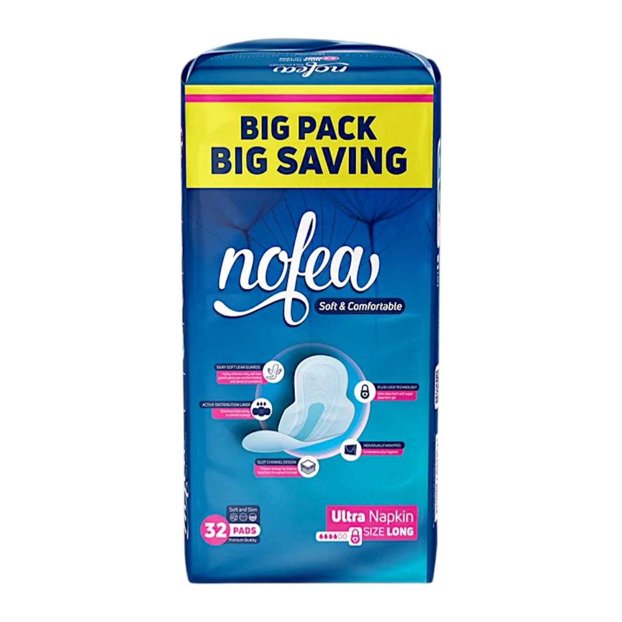 nofea pad ultra large 32pc