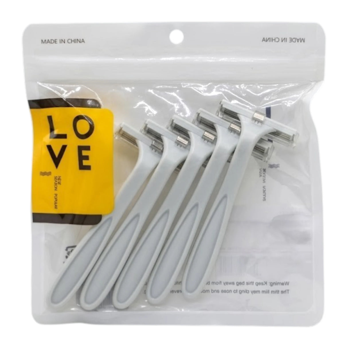 love ladies razor 5pc china
