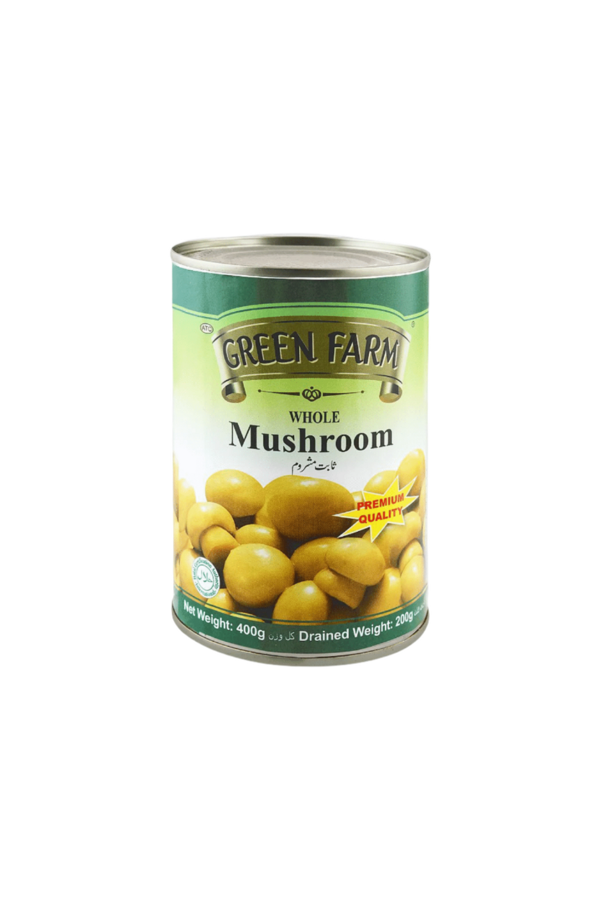 green farm whole mushroom 400g
