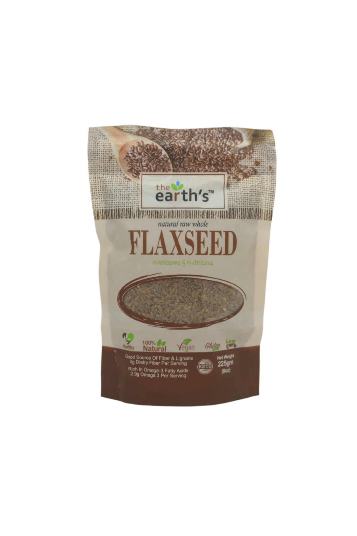 earths flaxseed 225g