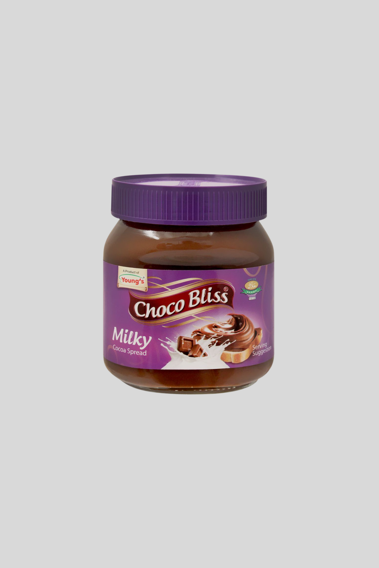 youngs choco bliss milky cocoa spread 350g