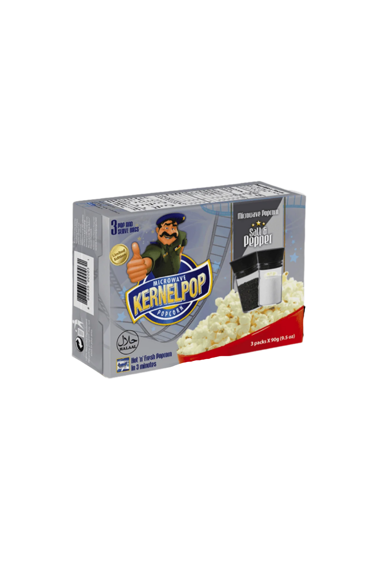 kernel pop corn salt&pepper 3in1 90g