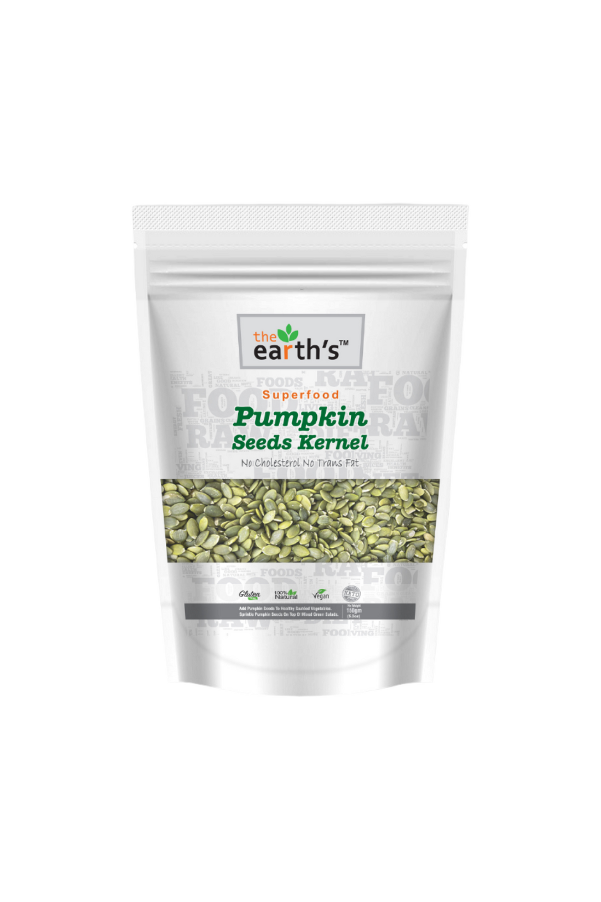 earths pumpkin seeds 150g