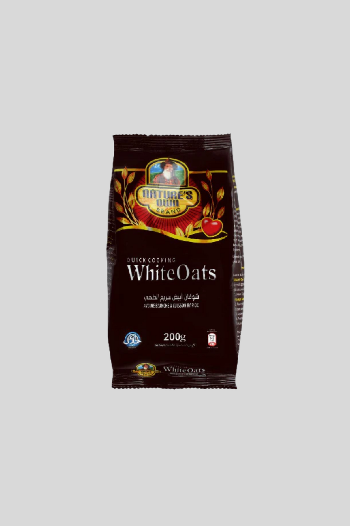 natures own white oats 200g