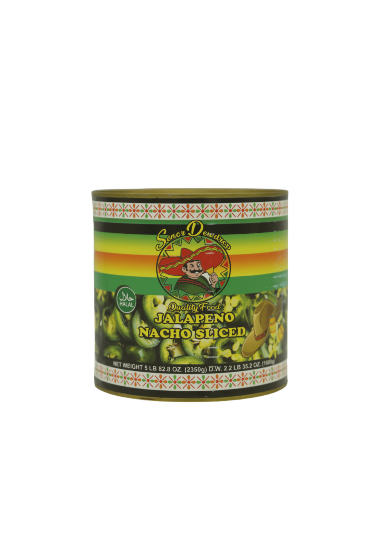 dewdrop jalapeno sliced 2.7kg