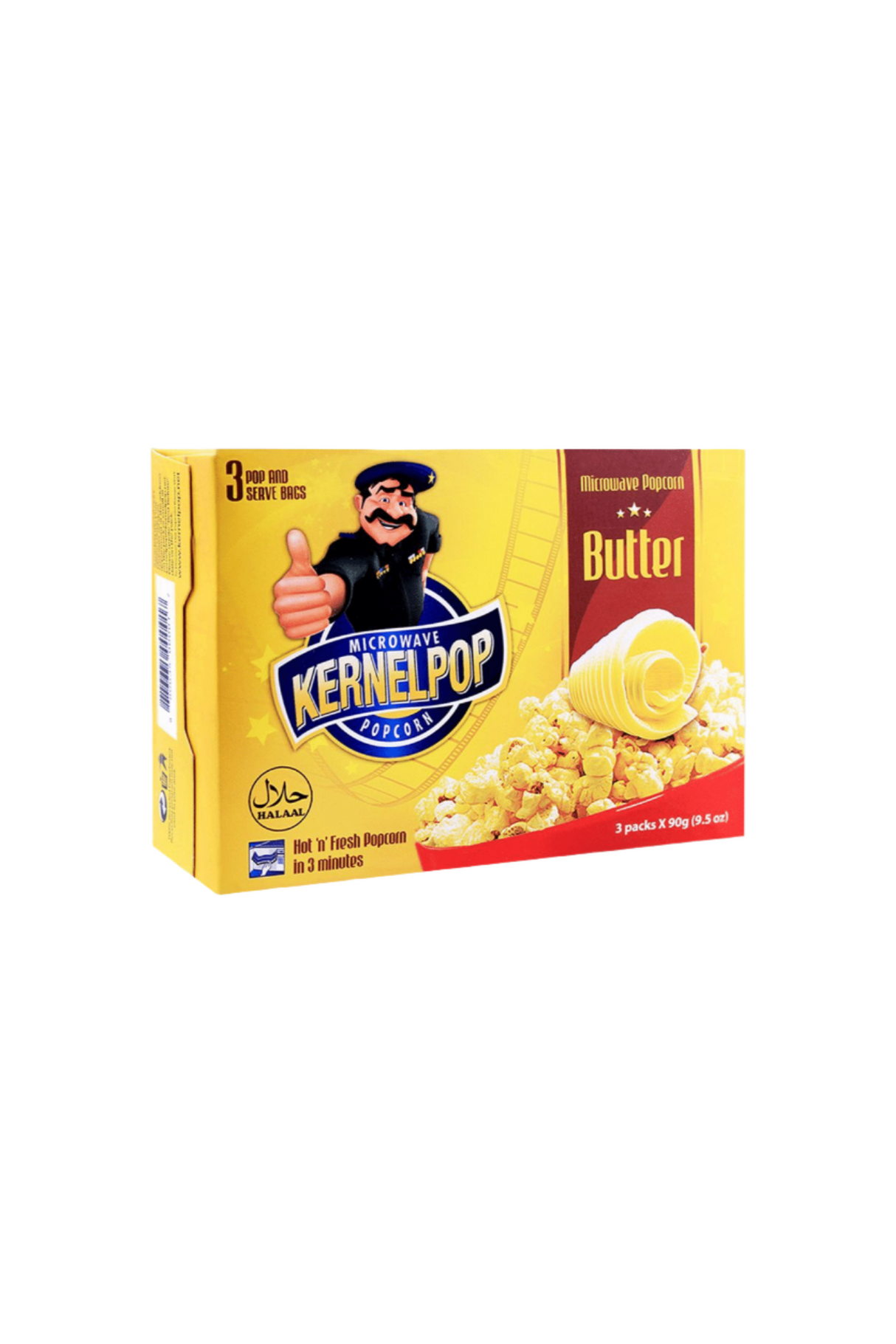 kernel pop corn butter 3in1 90g