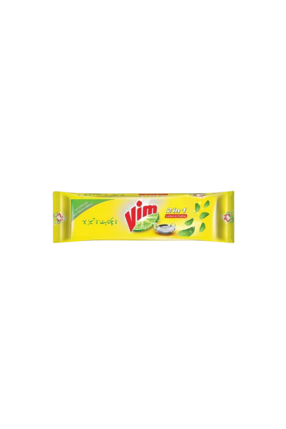 vim dishwash lemon & pudina longbar 230g