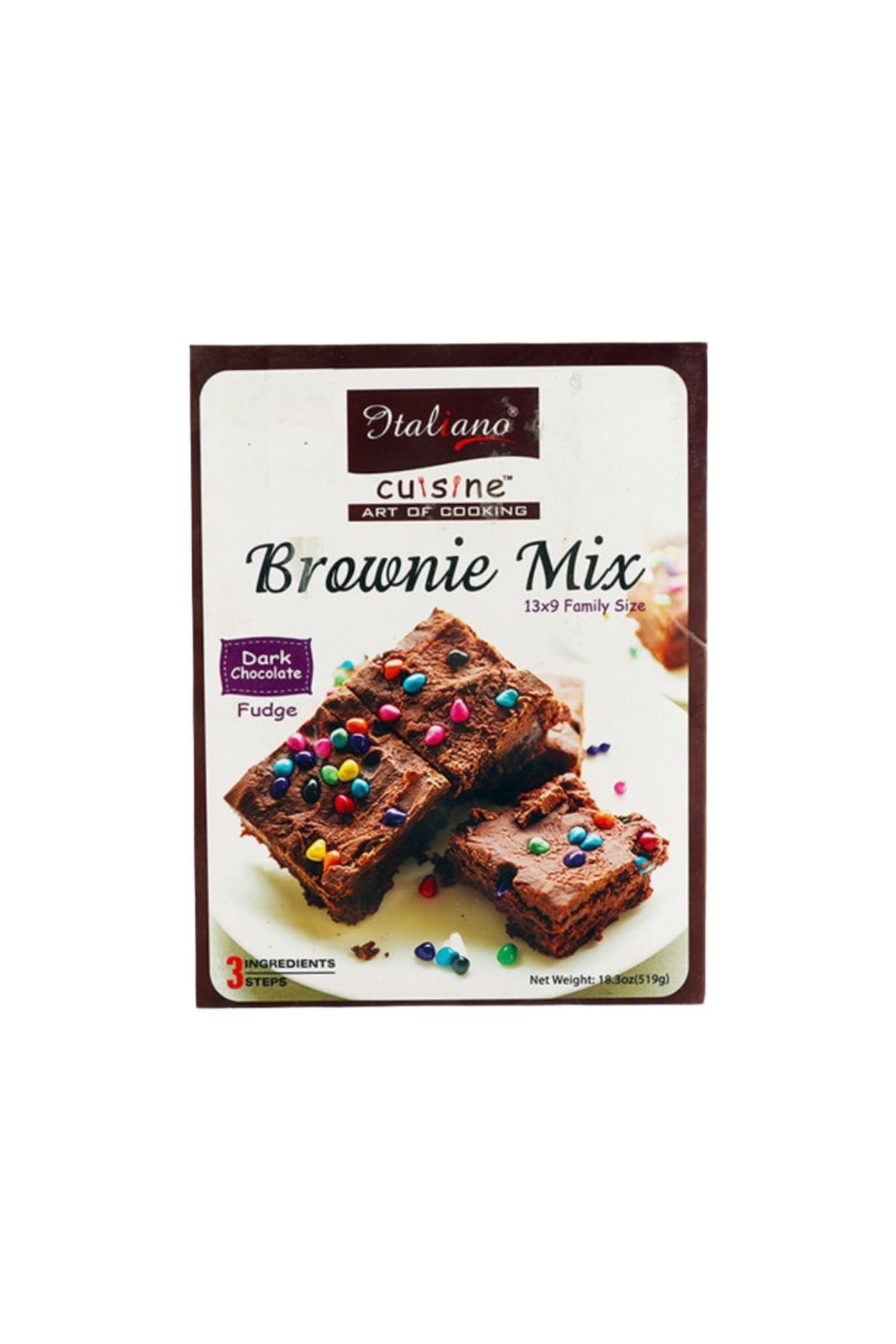 italiano brownie mix traditional chocolate fudge 519g