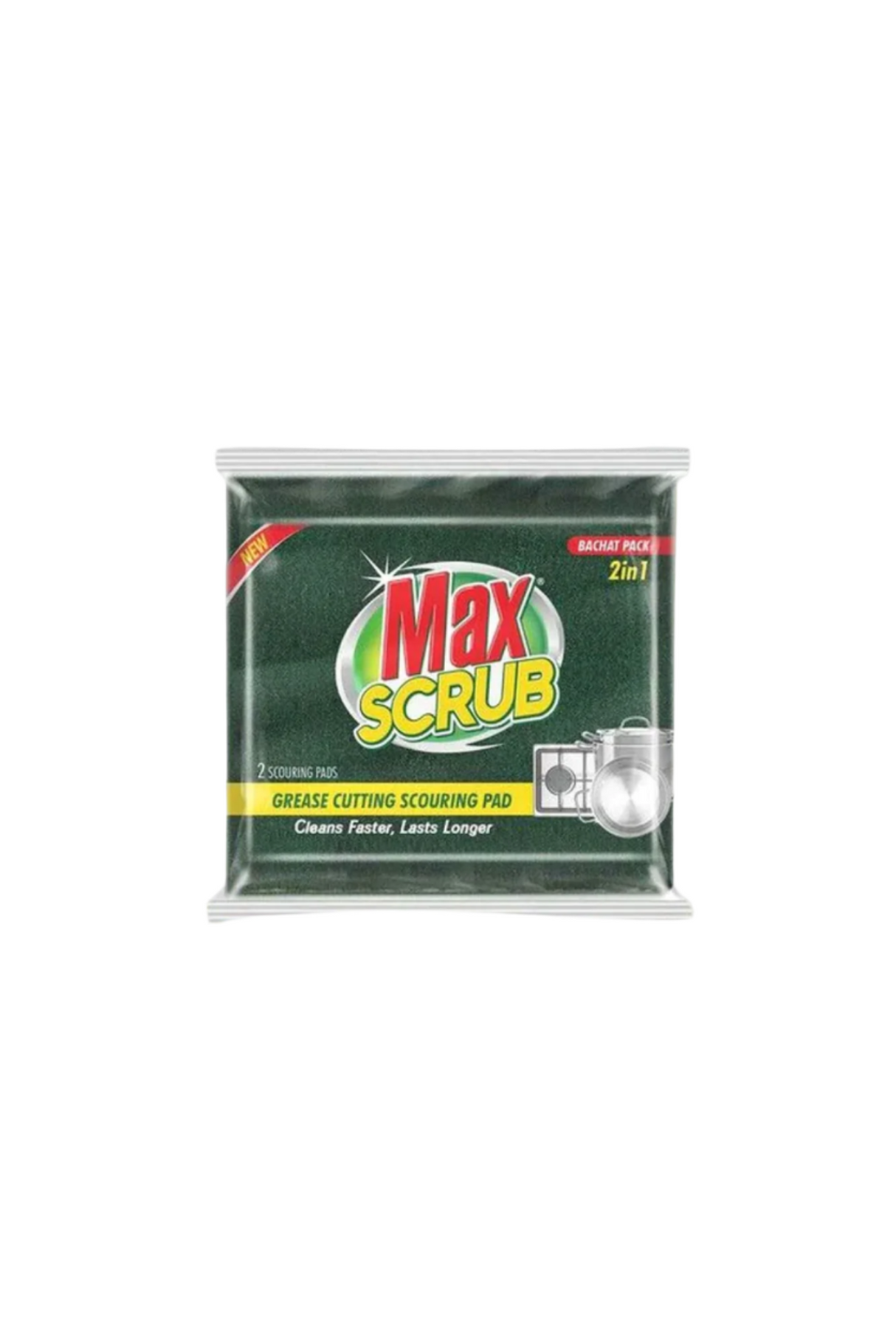 max scrub scouring pad 2in1