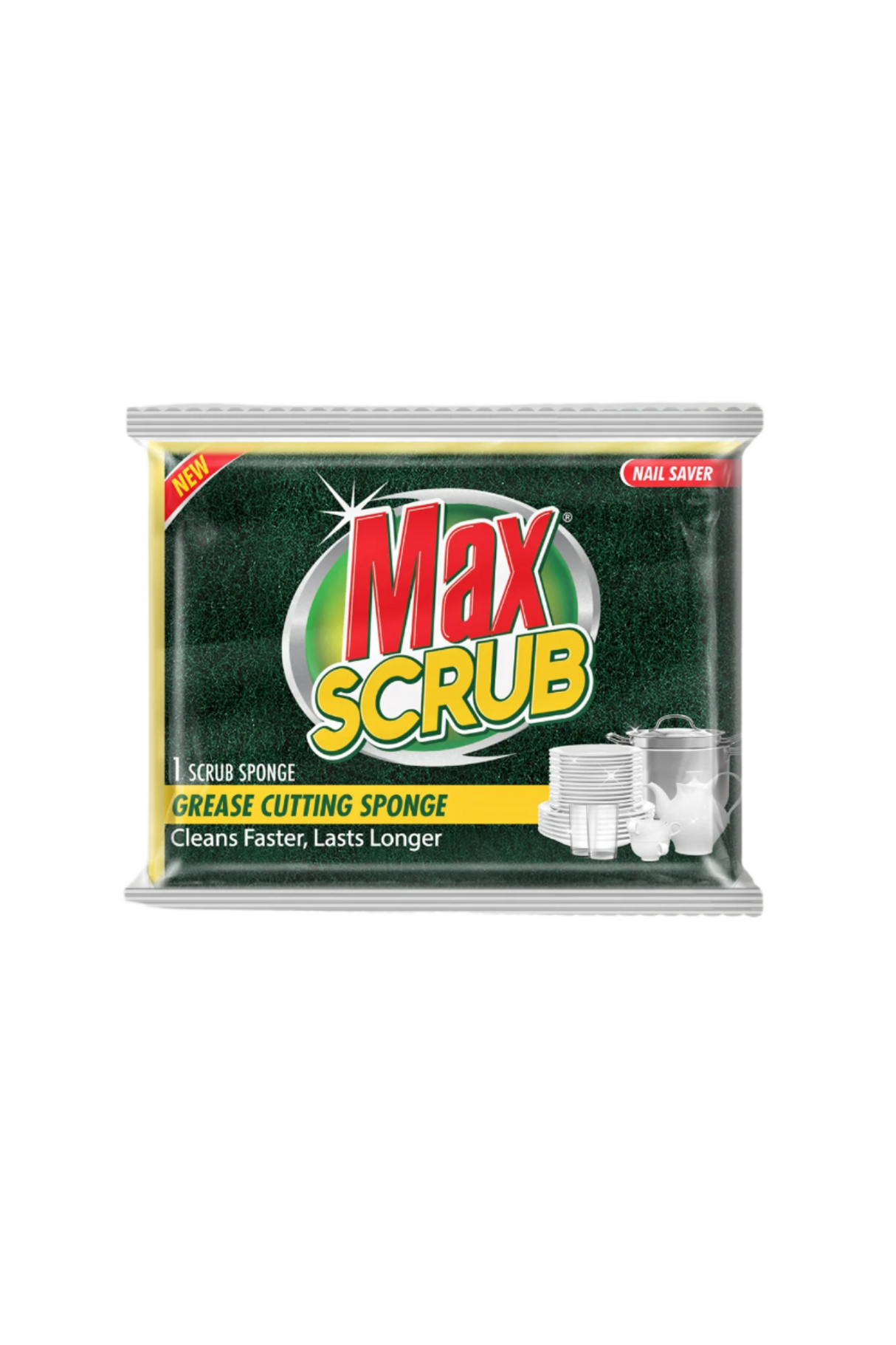 max scrub sponge nail saver