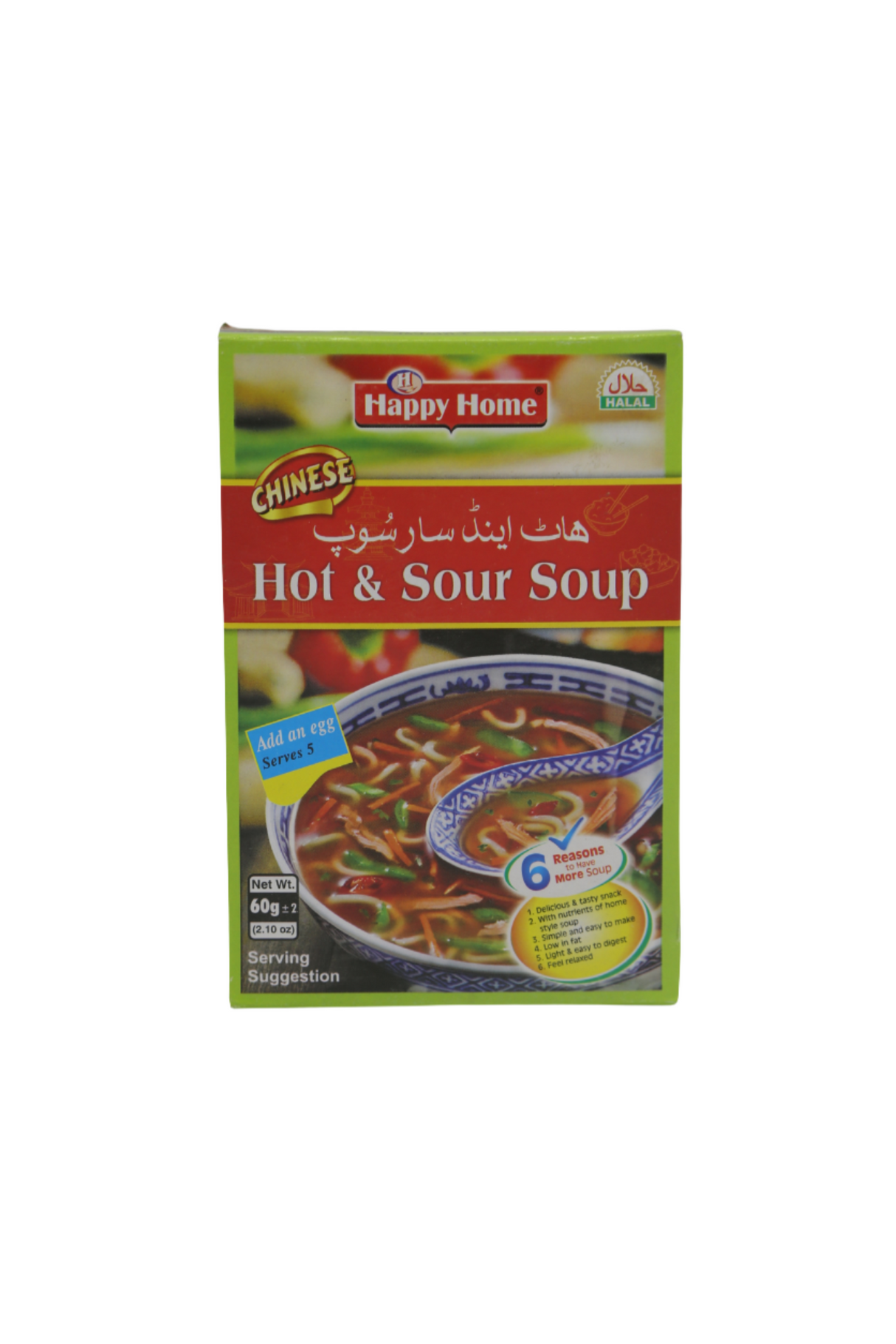 happy home soup hot&sour 60g