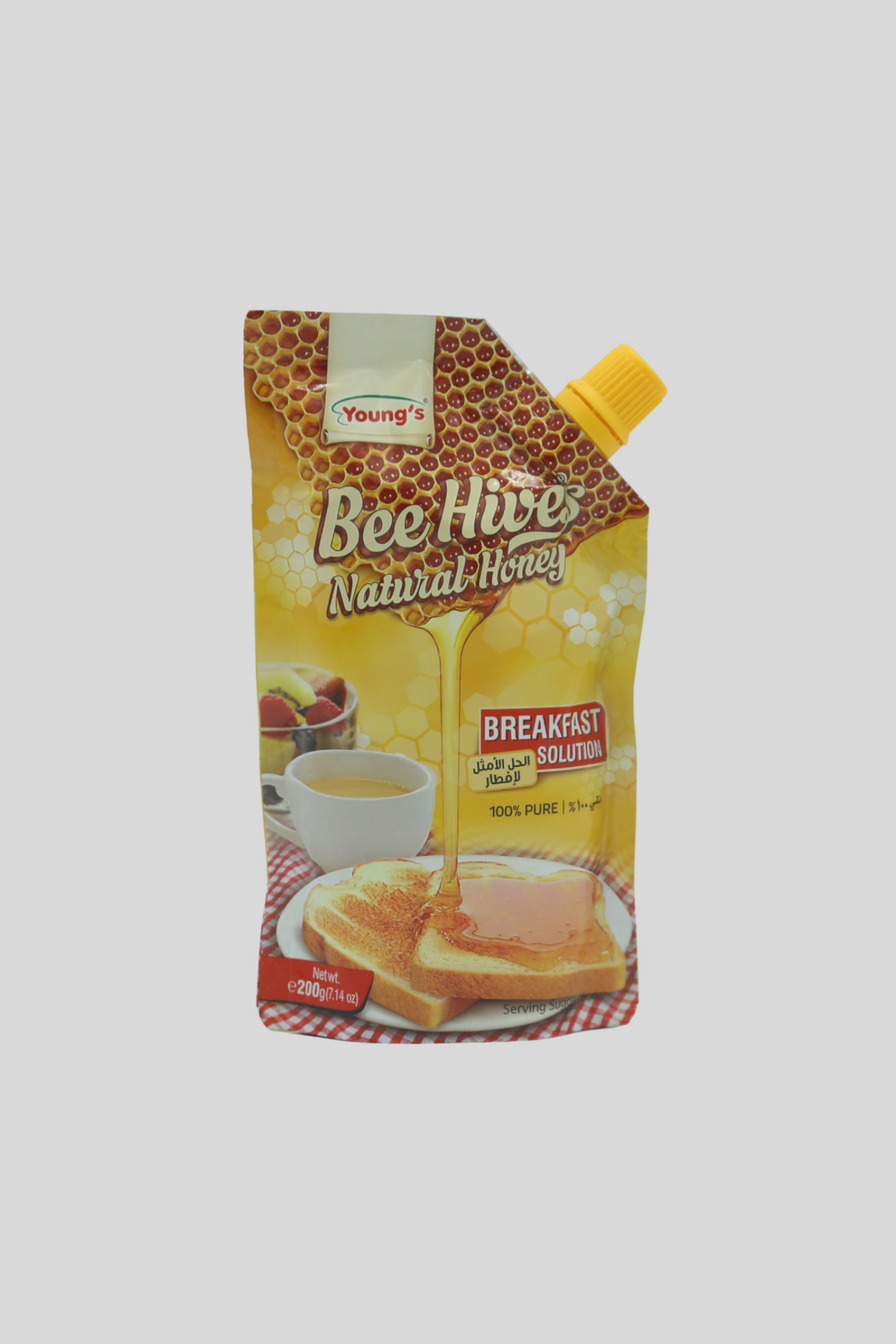 youngs bee honey 200g pouch