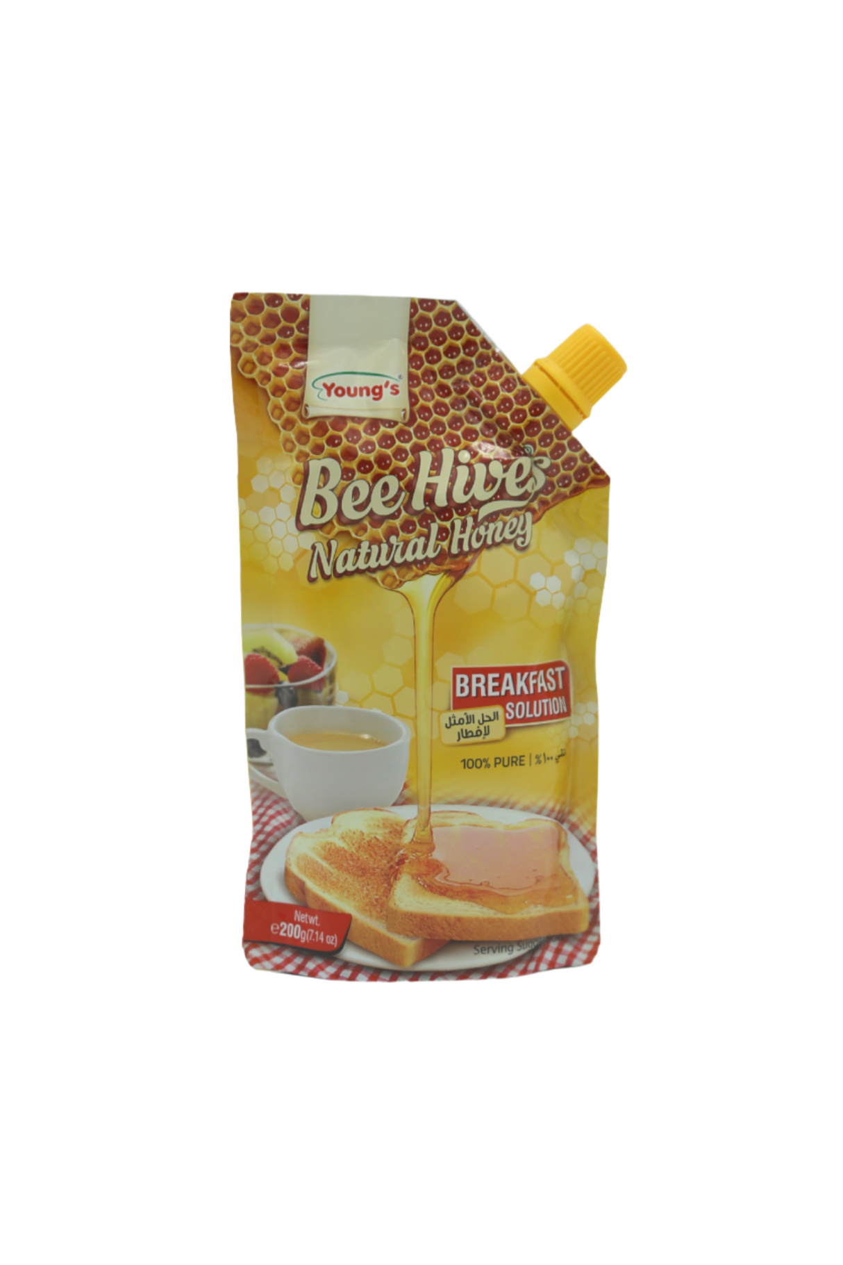 youngs bee honey 200g pouch