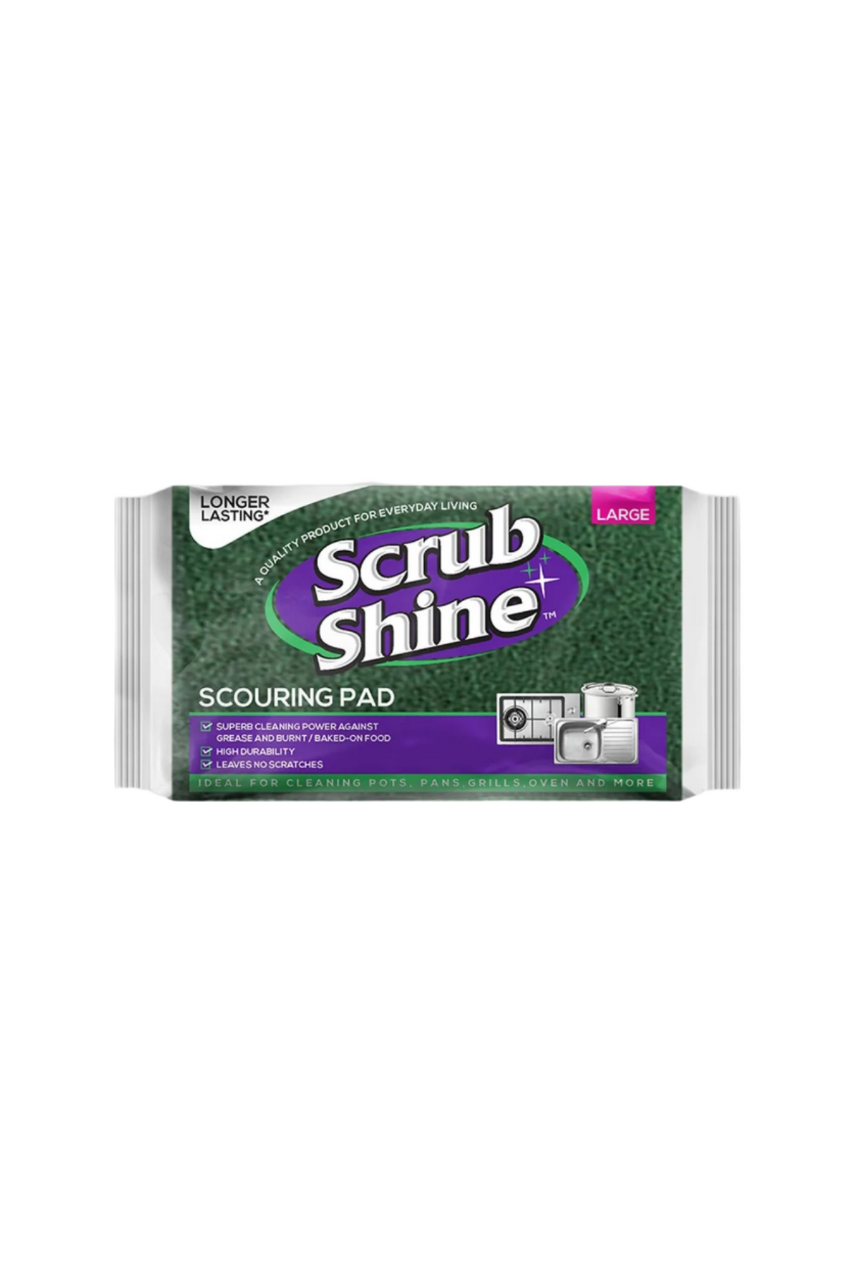 scrub shine scouring pad large