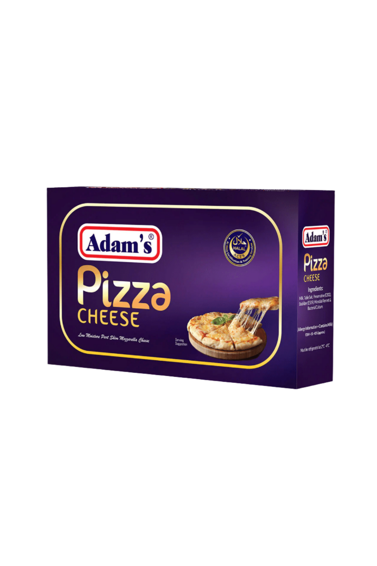 adams pizza cheese 400g