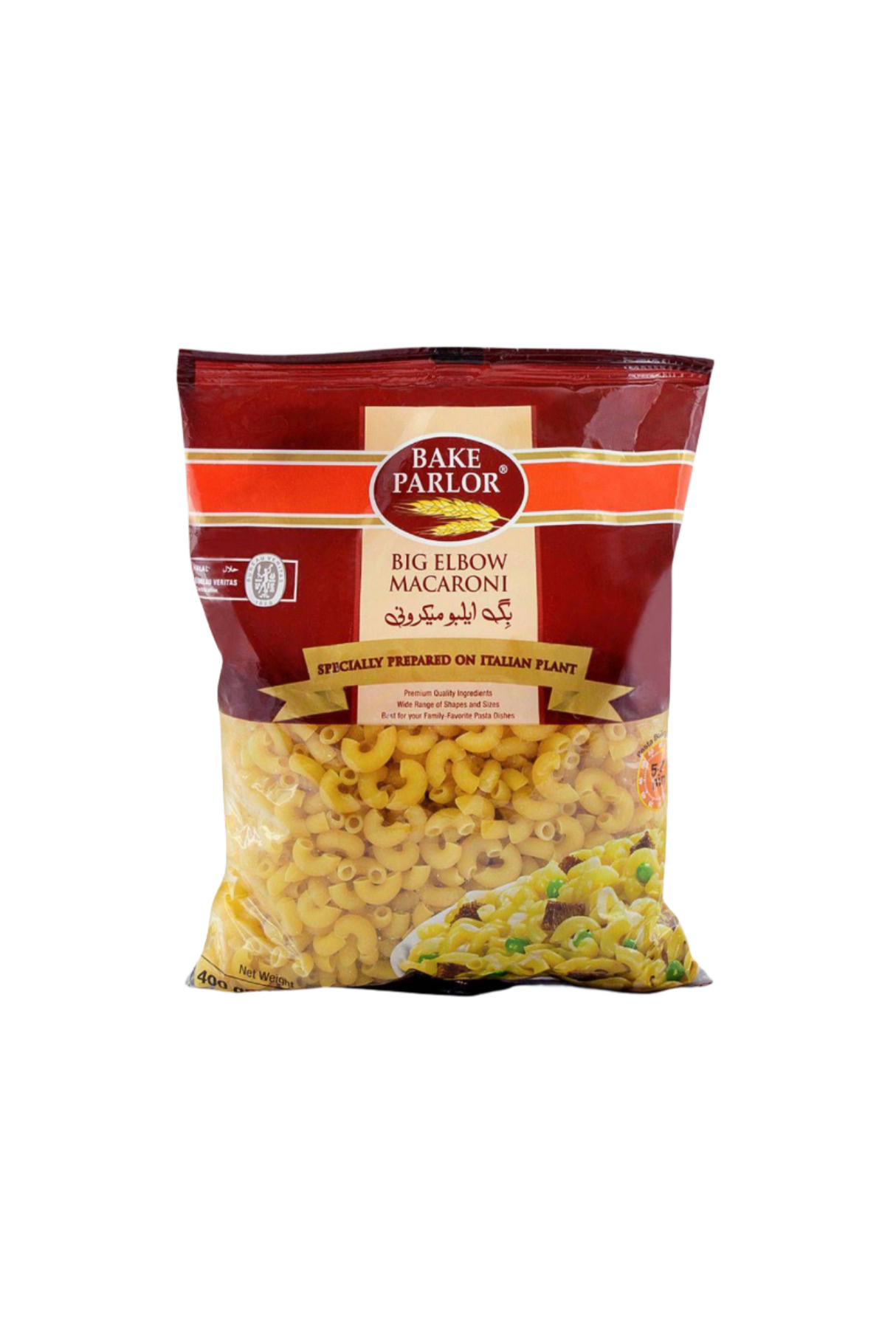 bake parlor macaroni big elbow 400g