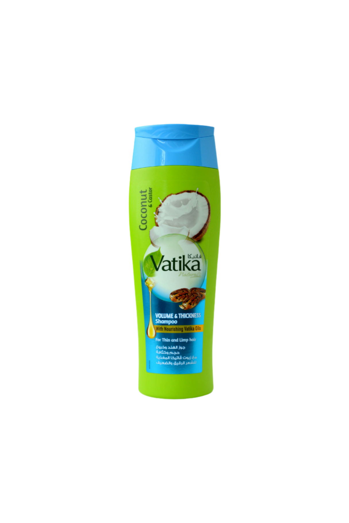 vatika shampoo coconut & castor volume thick 360ml