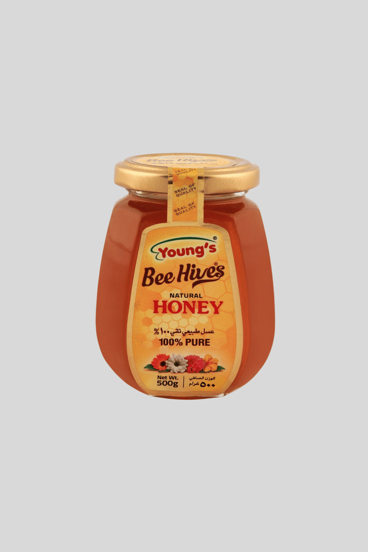 youngs bee hives natural honey 500g